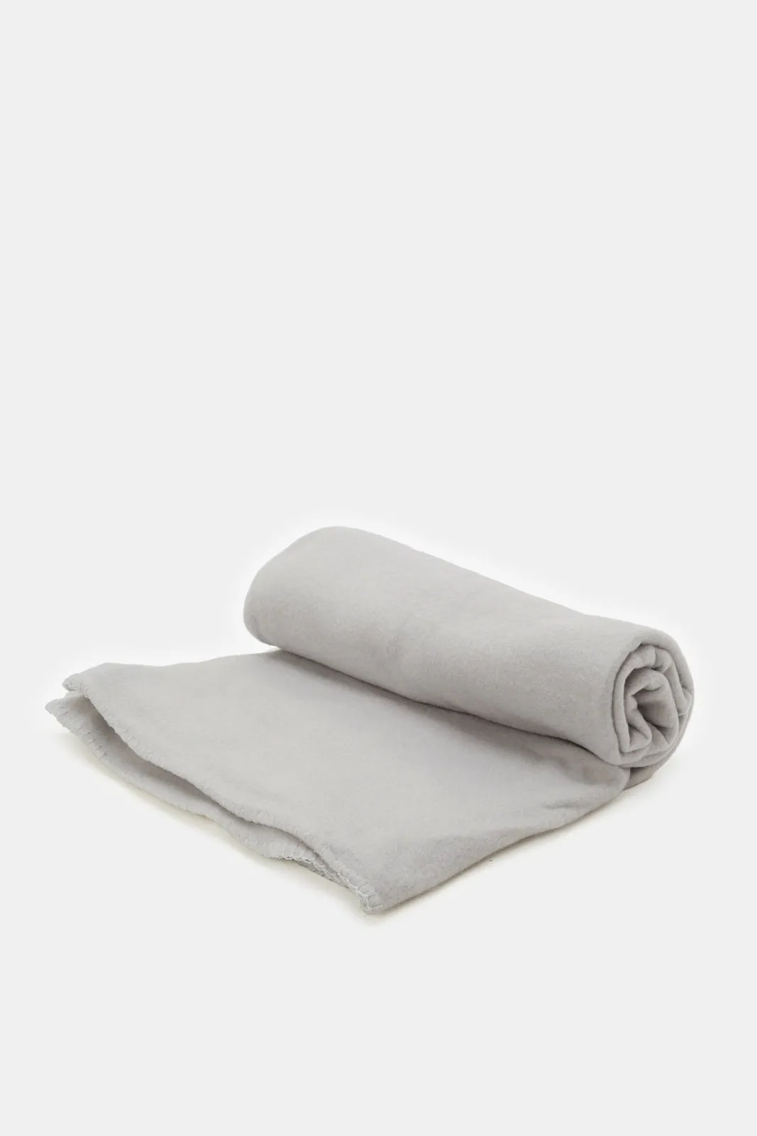 Grey Fleece Blanket (Single Size)