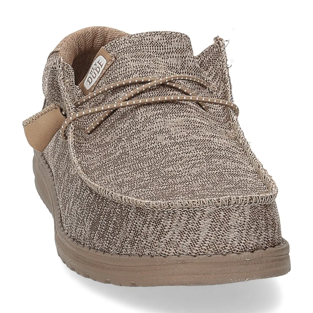 Hey Dude Wally Sport knit tan - Al Siletto | Al Siletto