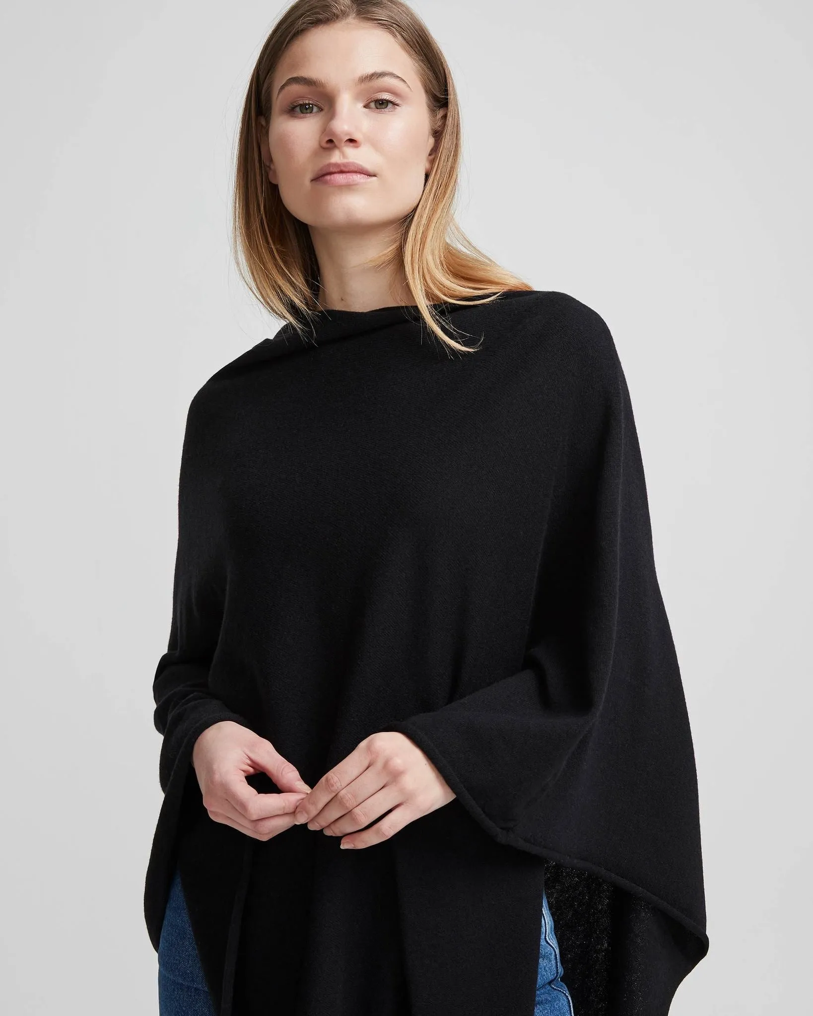 Holebrook Sofie Women's Merino Wool Poncho Shawl - Holebrook Merino Wool