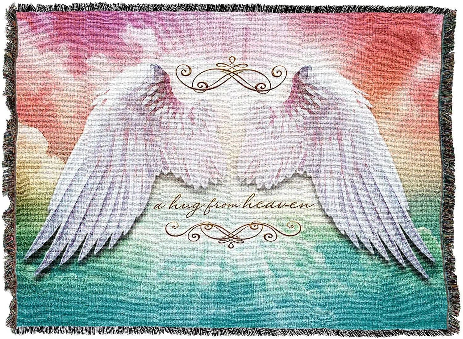 Hug From Heaven Tapestry Blanket