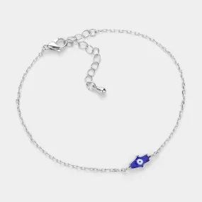 iLLASPARKZ Enamel Evil Eye Hamsa Hand Pointed Bracelet