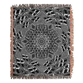 IMAGINATRIX DARK WOVEN  BLANKET