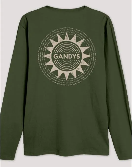 Khaki Foundation Long Sleeve Campus T-Shirt