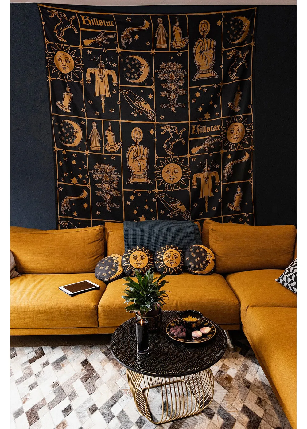 Killstar Folk Horror Decorative Sheet Black