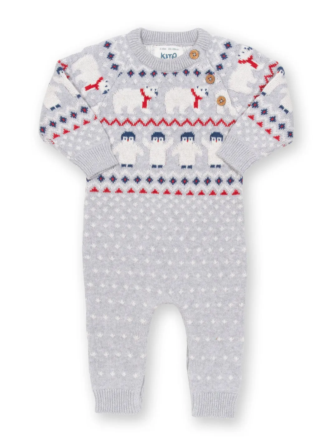 Kite Polar Pals Knit Romper