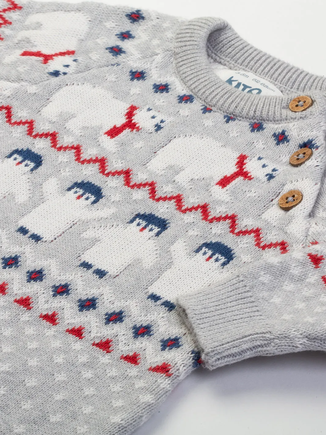 Kite Polar Pals Knit Romper