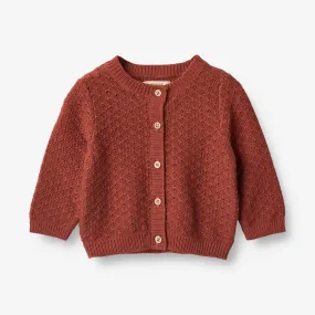 Knit Cardigan Magnella | Baby - red