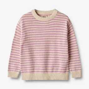 Knit Pullover Chris - iris stripe