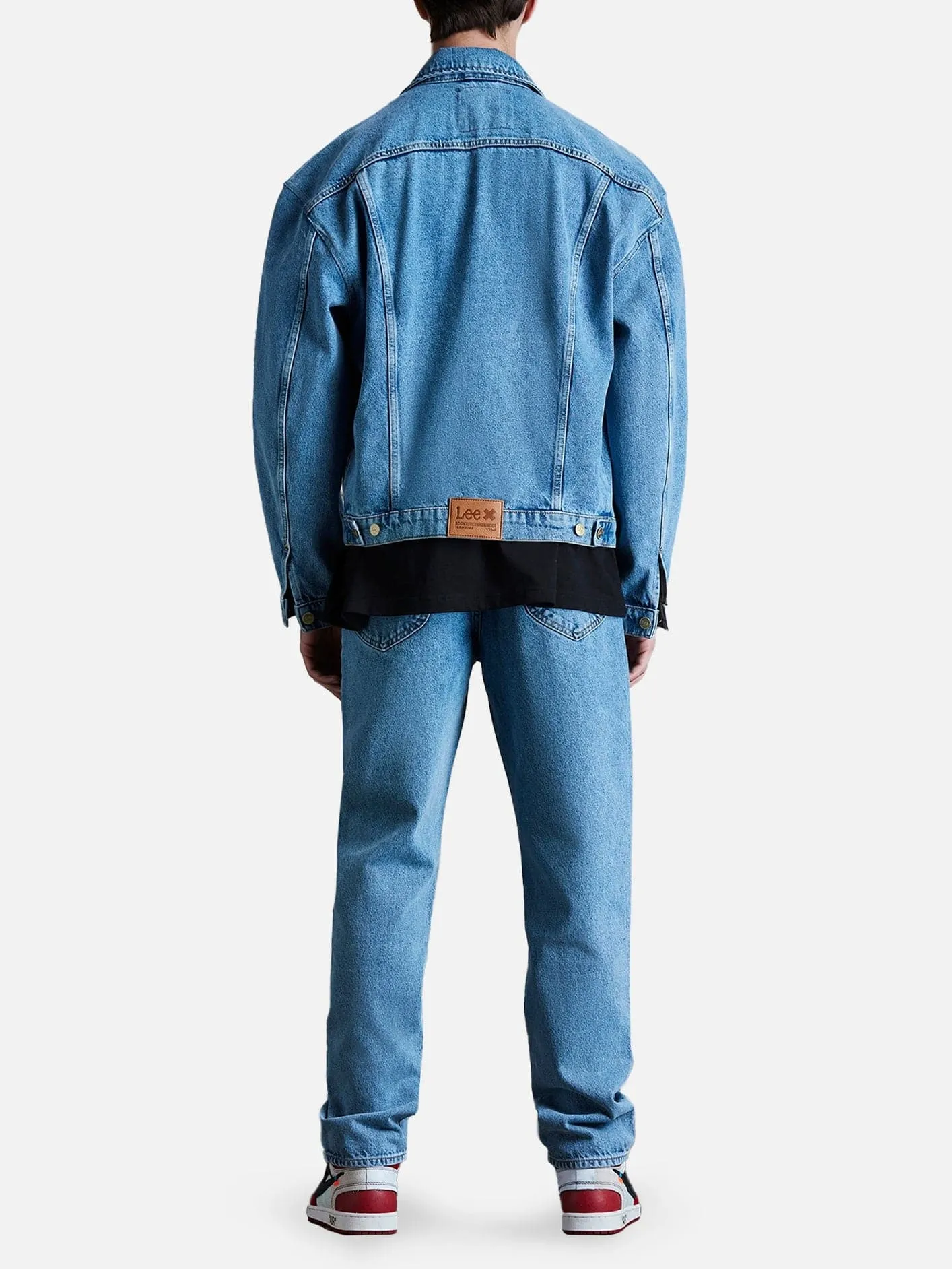 LEE X STBABoxy Fit Denim Ceket - Mavi