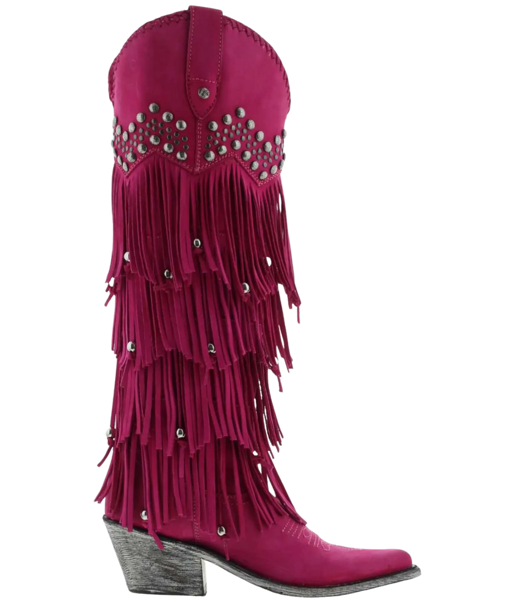 Liberty Black Afra Fringe Fuchsia LB7129194