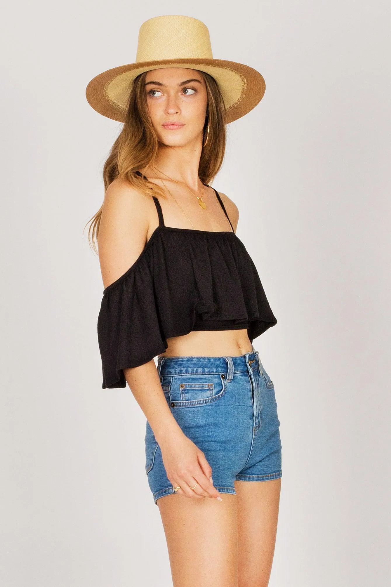 Life's A Frill Knit Top by Amuse Society - FINAL SALE