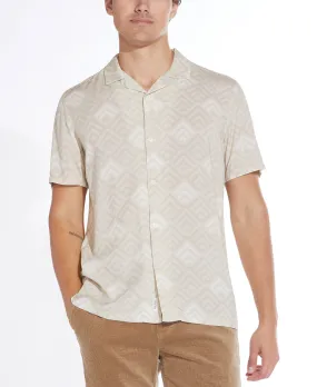 Lodi Printed Resort Shirt (Stone)