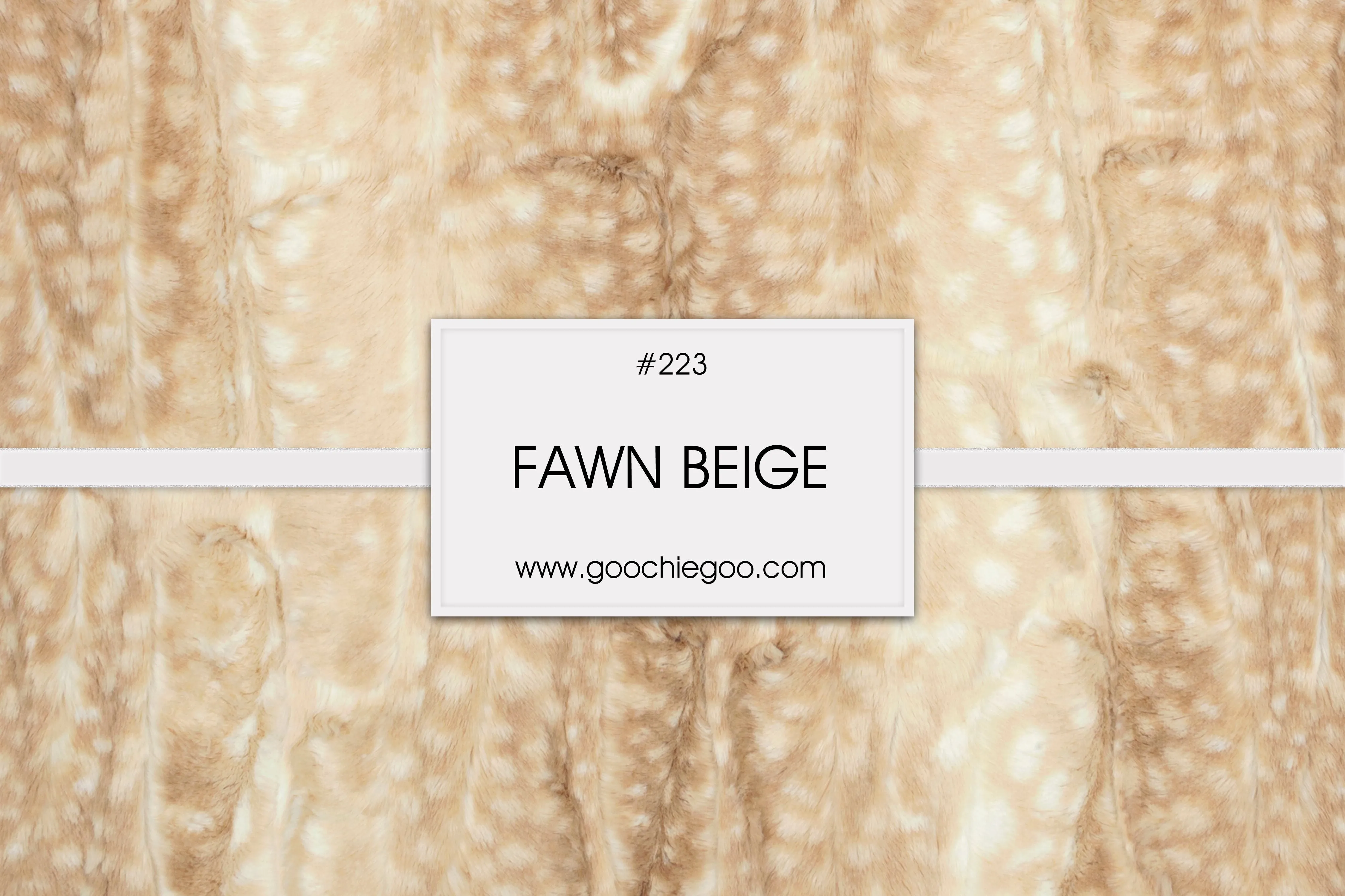 Luxe Cuddle Beige Fawn Throw