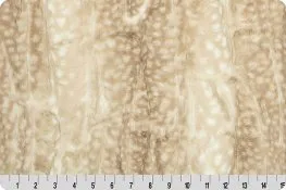 Luxe Cuddle Beige Fawn Throw