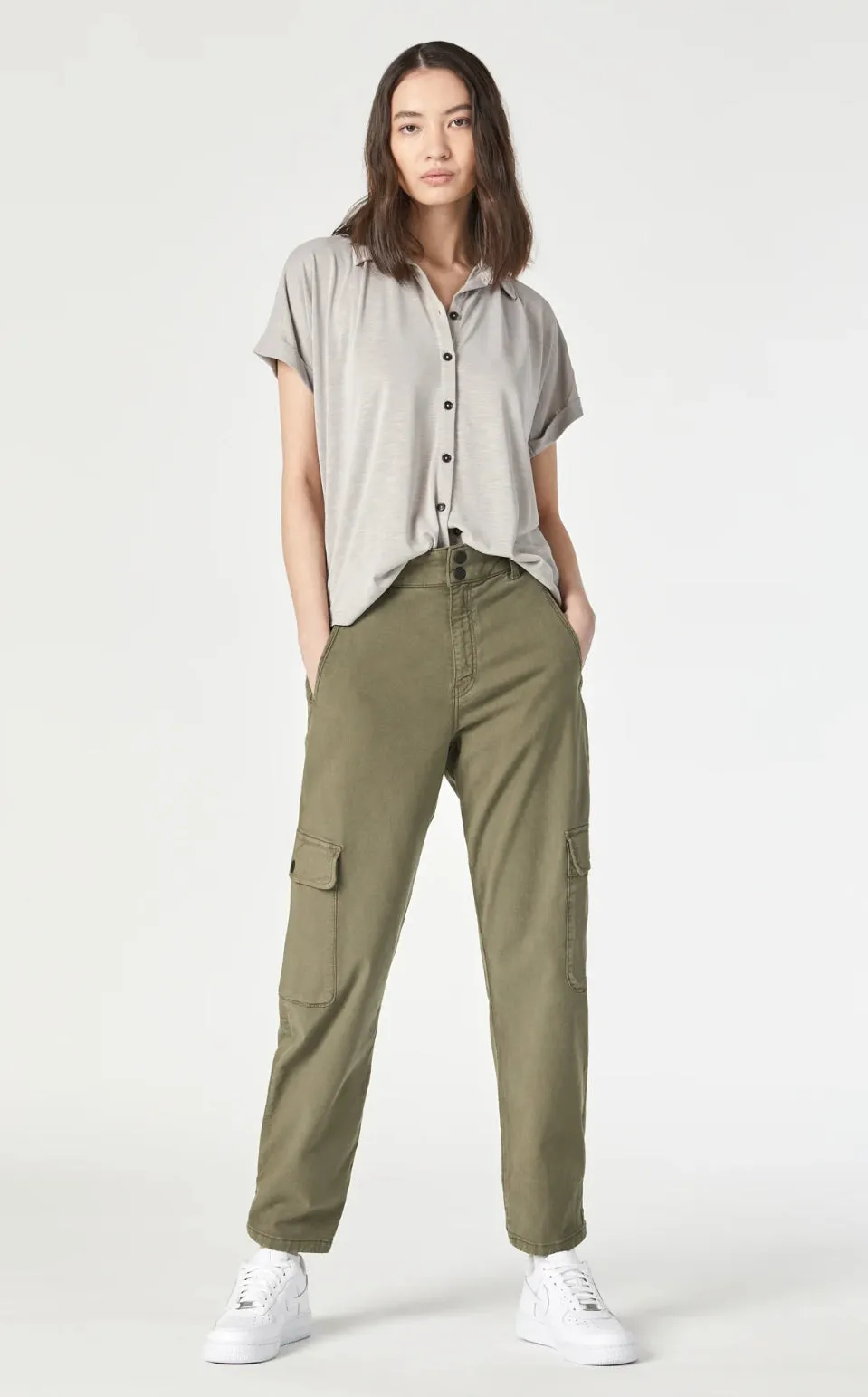 MAVI ELSIE HIGH RISE LUX TWILL PANT