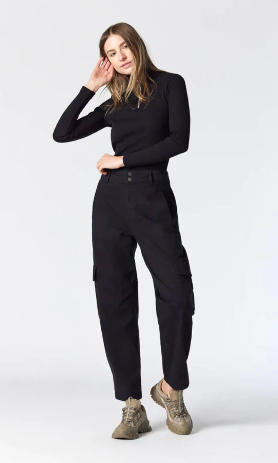 MAVI ELSIE HIGH RISE LUX TWILL PANT