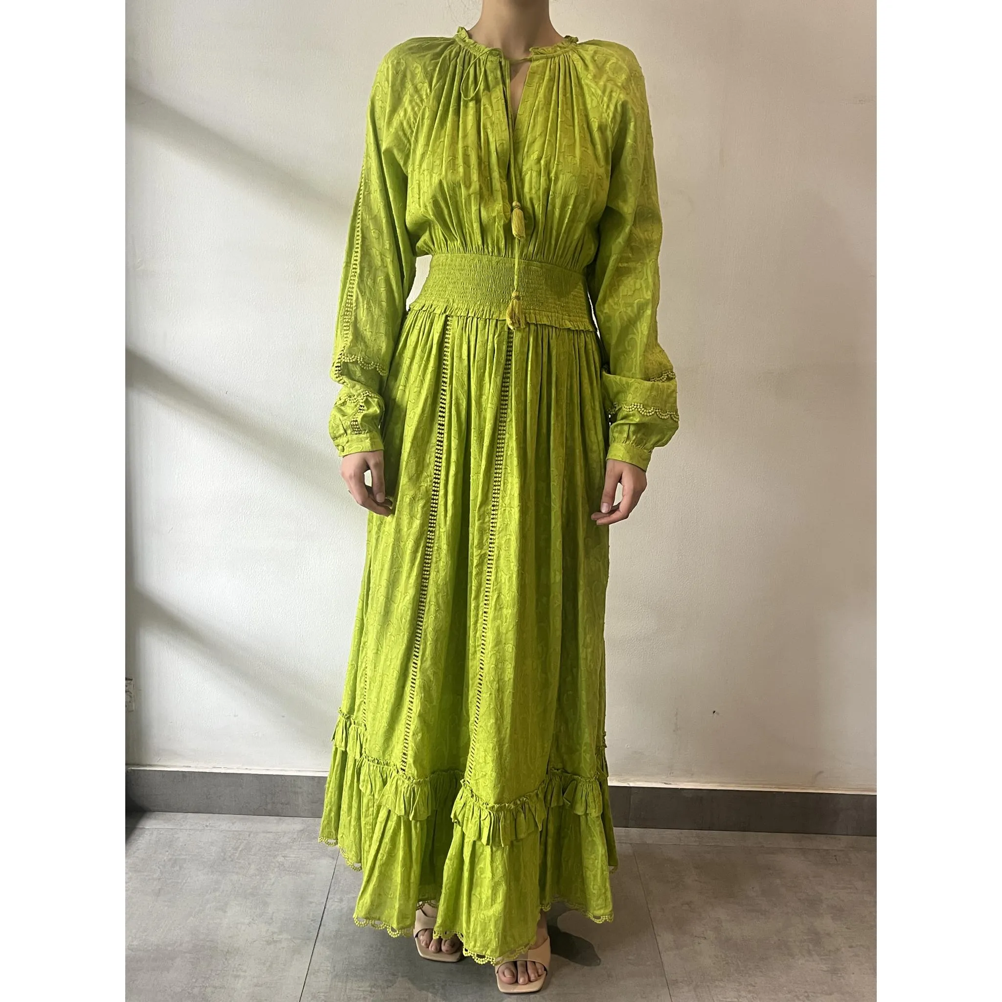 Mavi Lime Long Dress