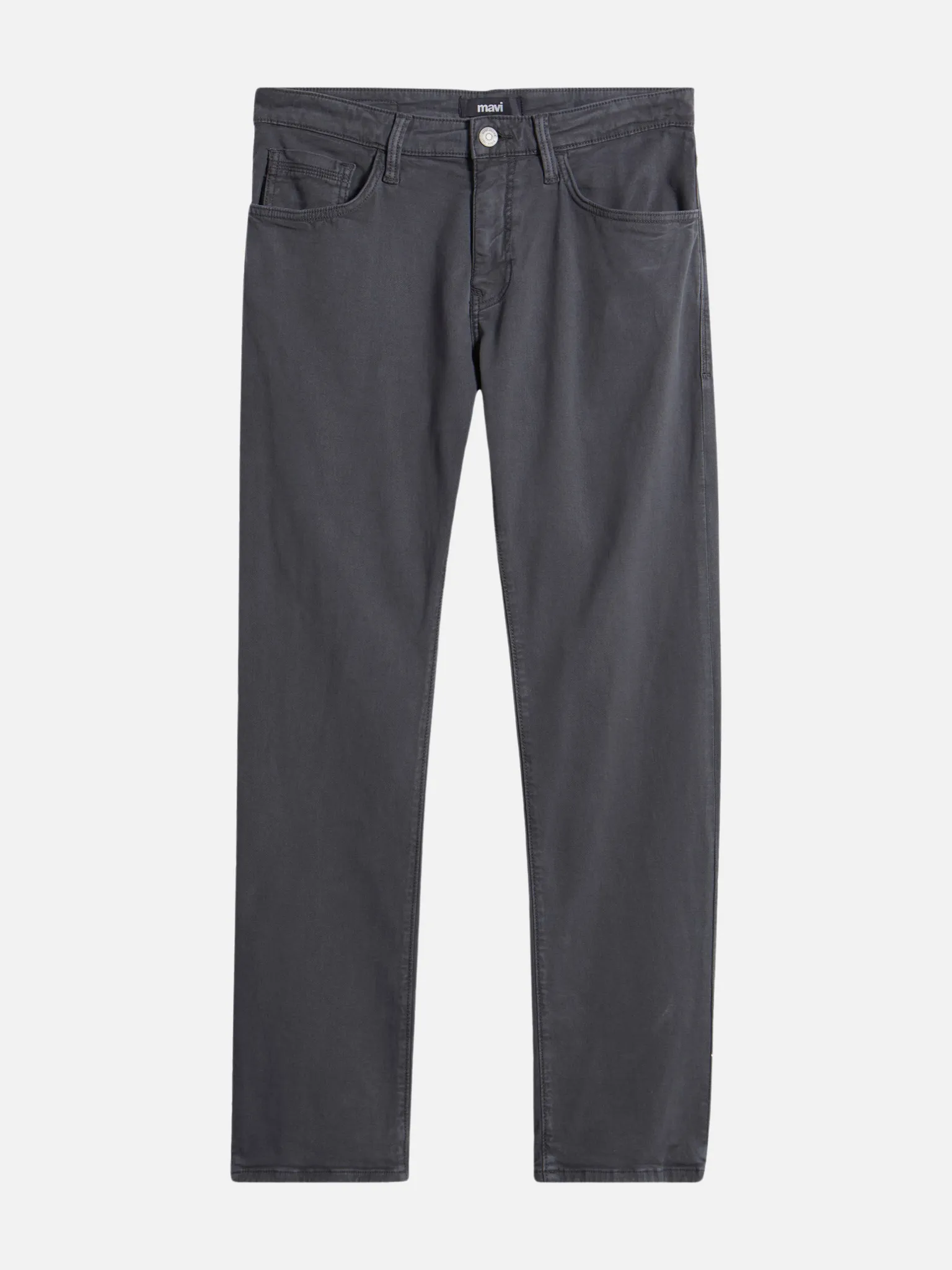 Mavi Zach Straight Leg Luxe Twill Jean - Ash