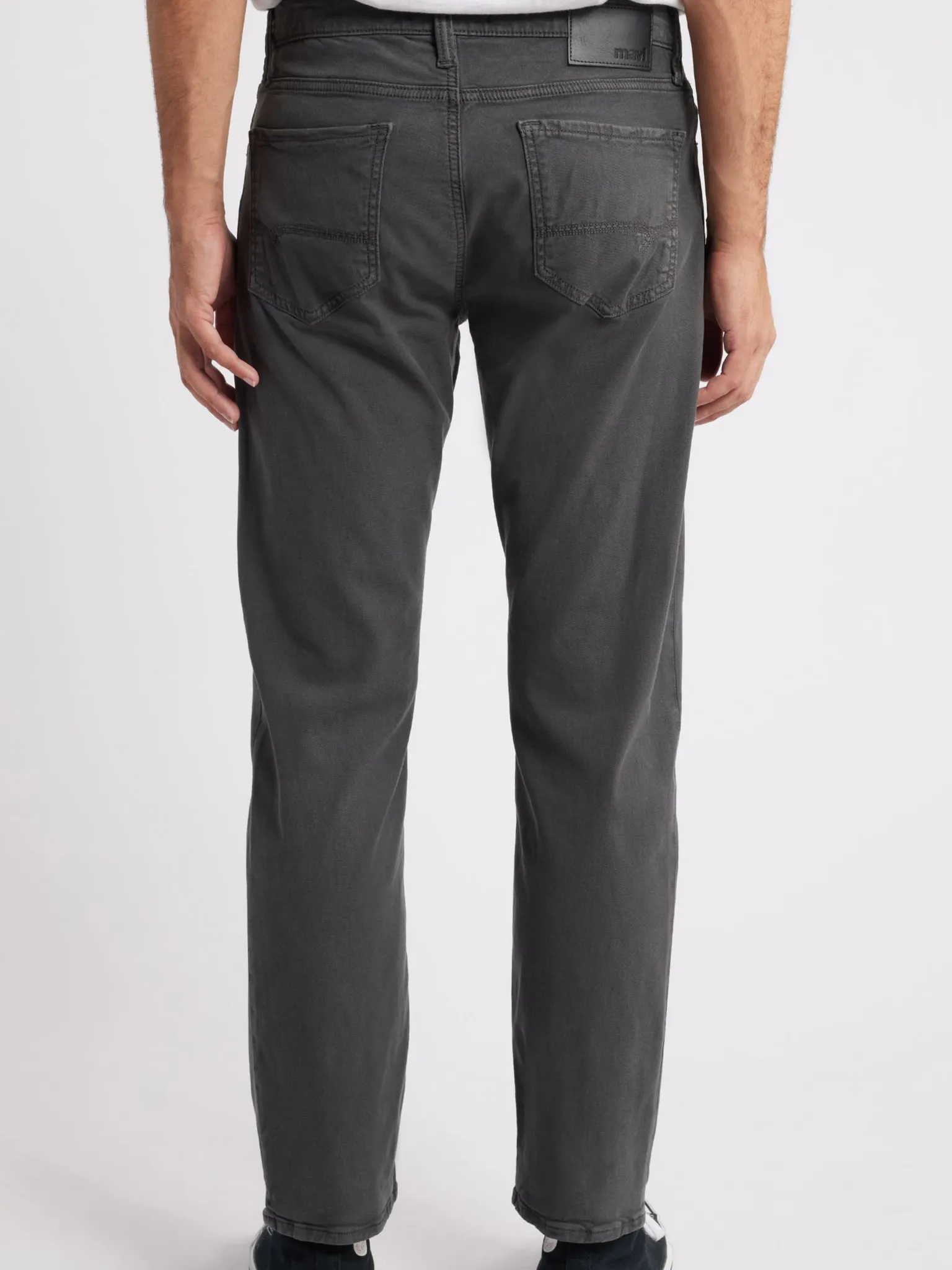 Mavi Zach Straight Leg Luxe Twill Jean - Ash