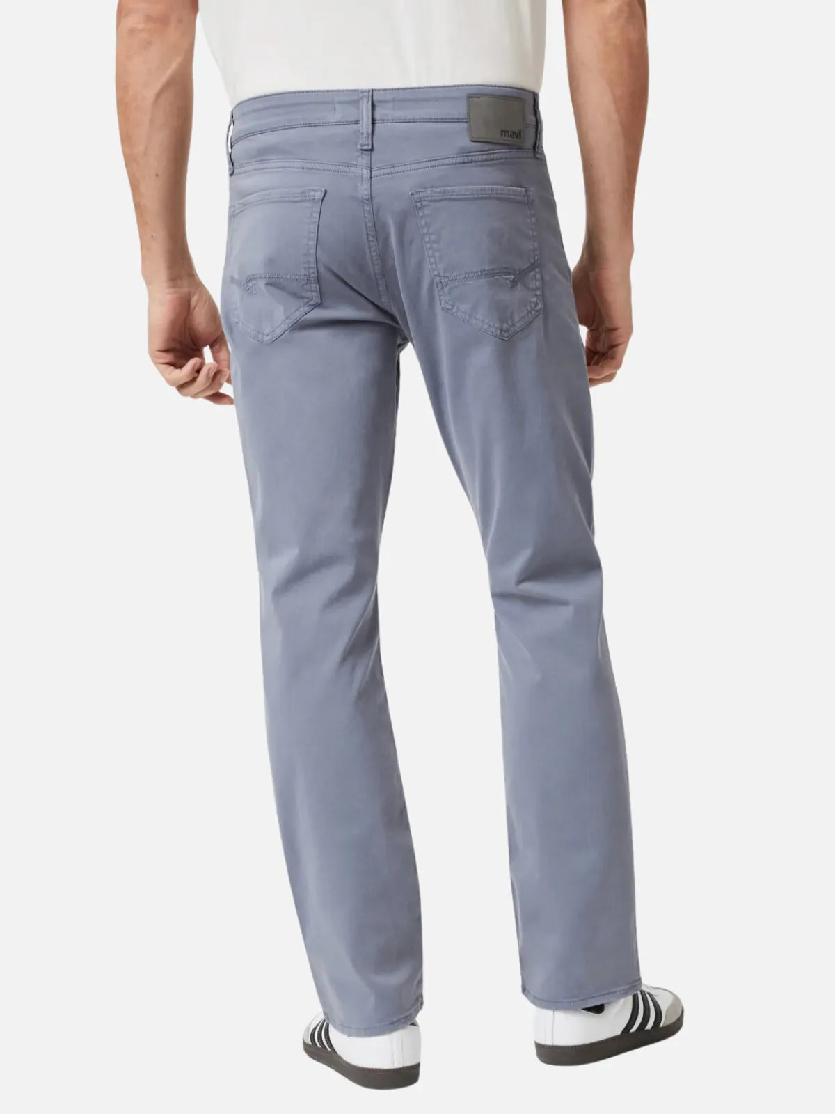 Mavi Zach Straight Pant - Flint Stone Luxe Twill