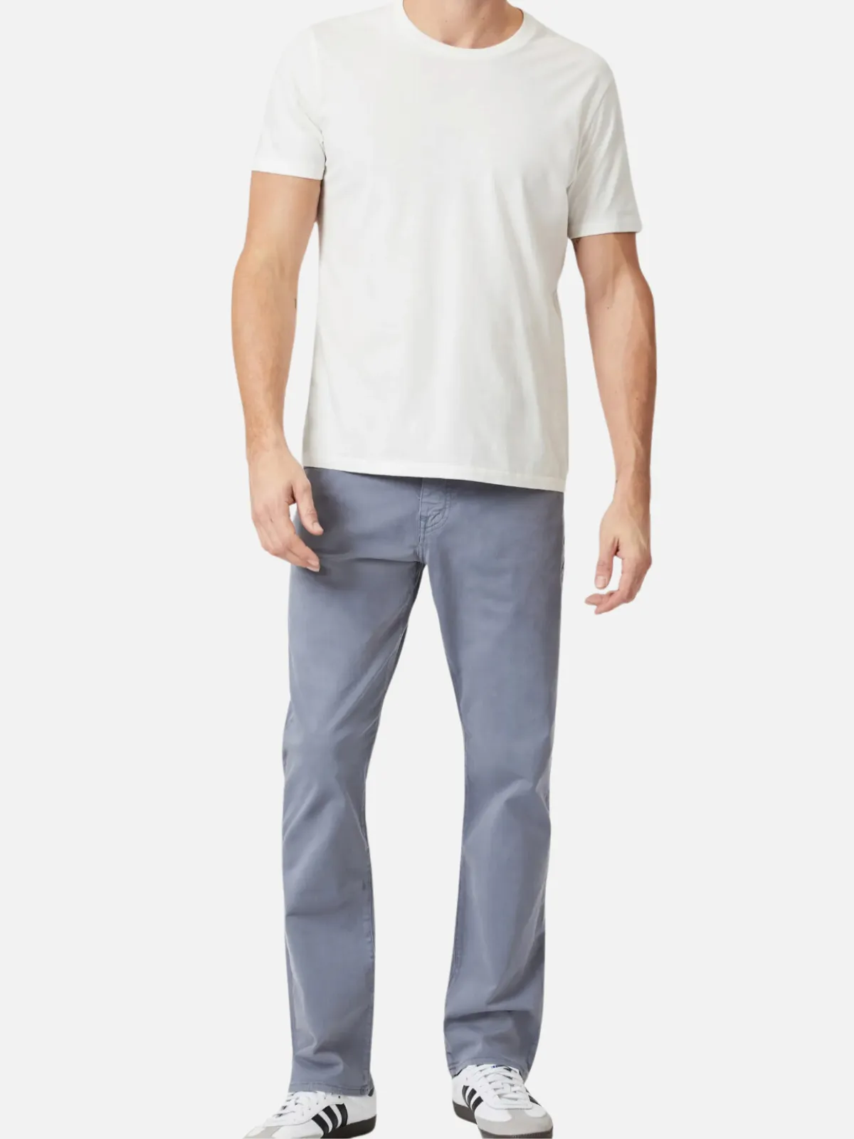 Mavi Zach Straight Pant - Flint Stone Luxe Twill