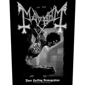 Mayhem PUre Fucking  Back Patch