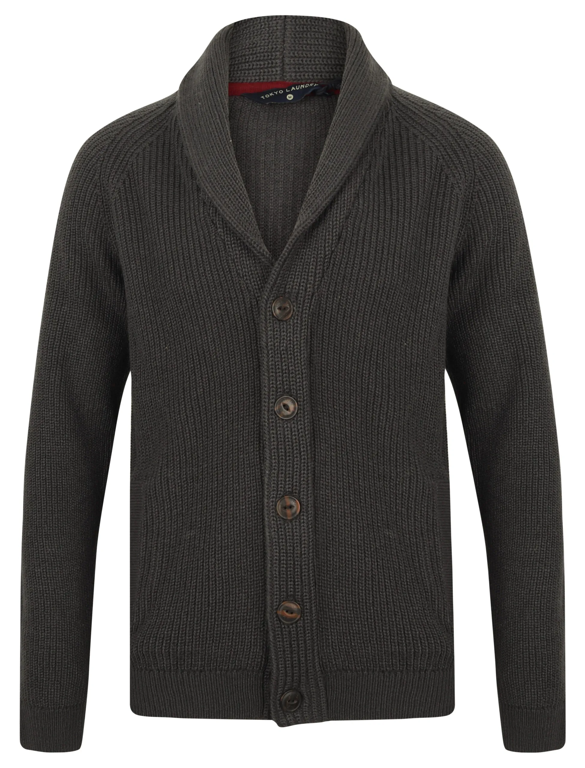 Mens Tokyo Laundry Knitted Shawl Neck Cardigan