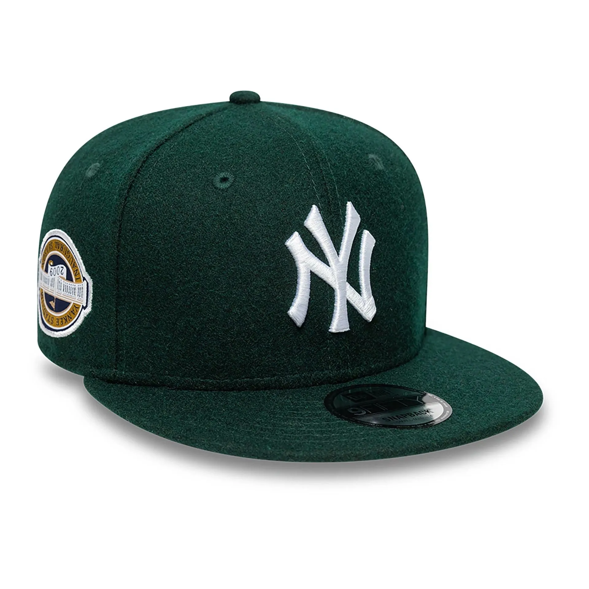 New York Yankees Melton Patch Dark Green 9FIFTY Snapback Adjustable Cap