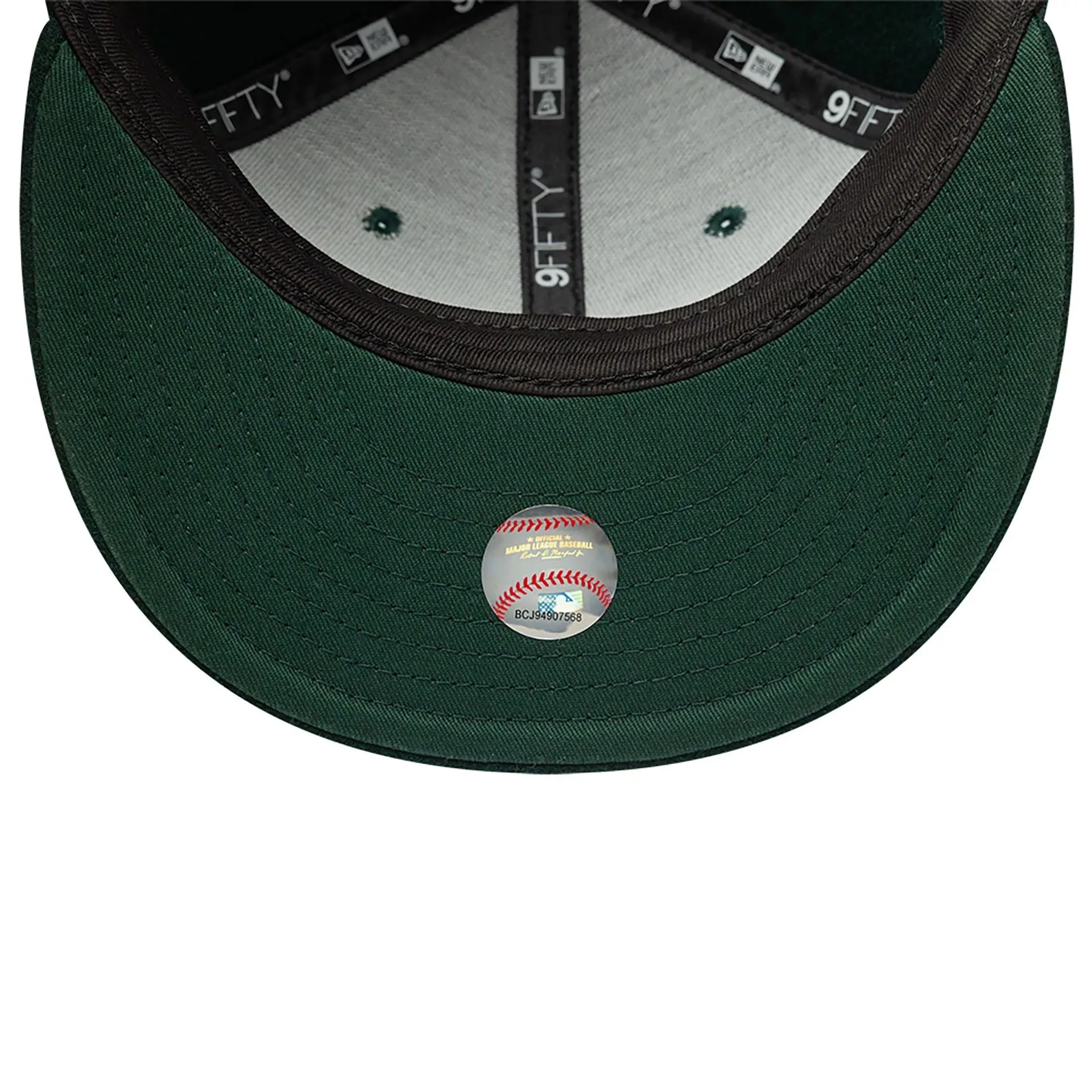 New York Yankees Melton Patch Dark Green 9FIFTY Snapback Adjustable Cap