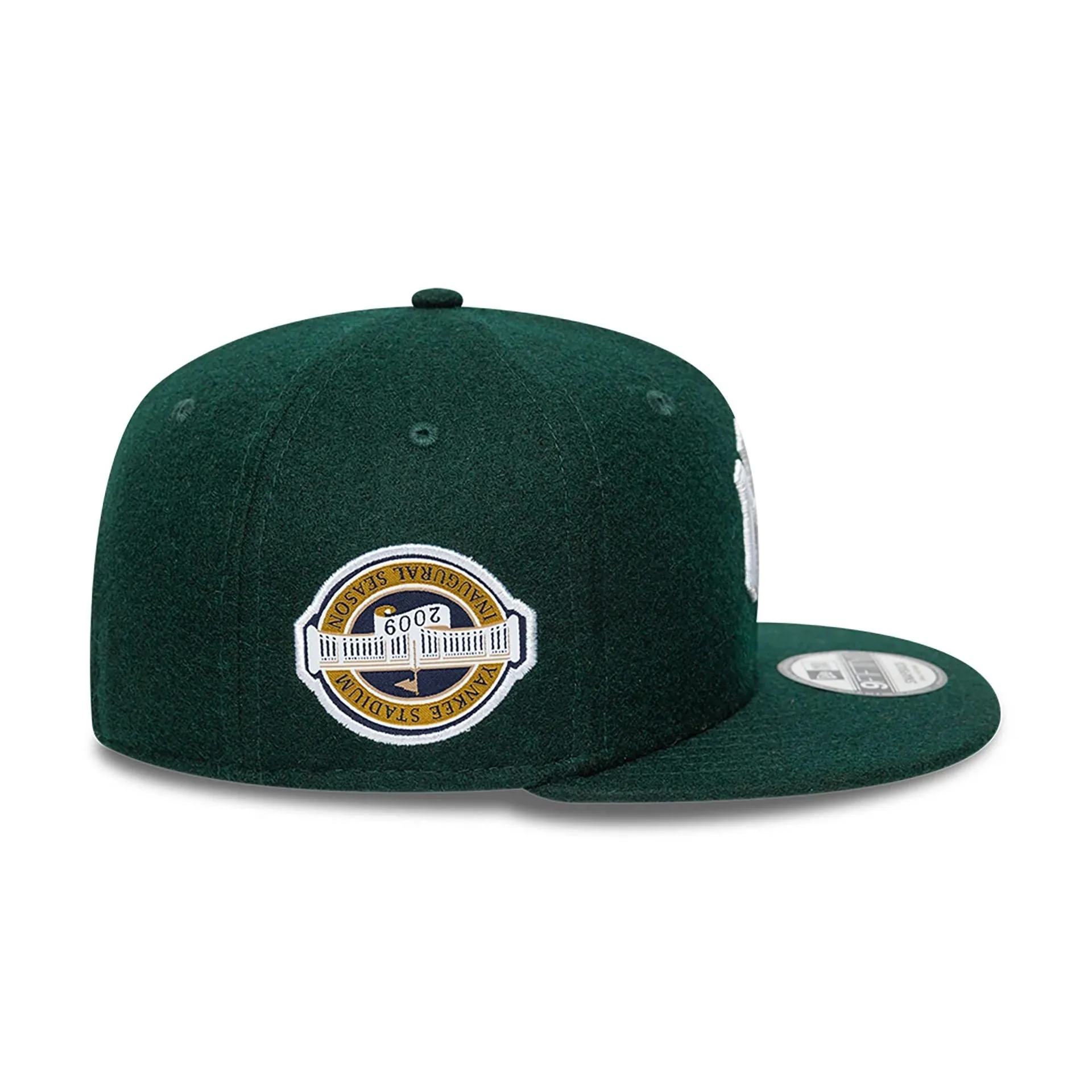 New York Yankees Melton Patch Dark Green 9FIFTY Snapback Adjustable Cap