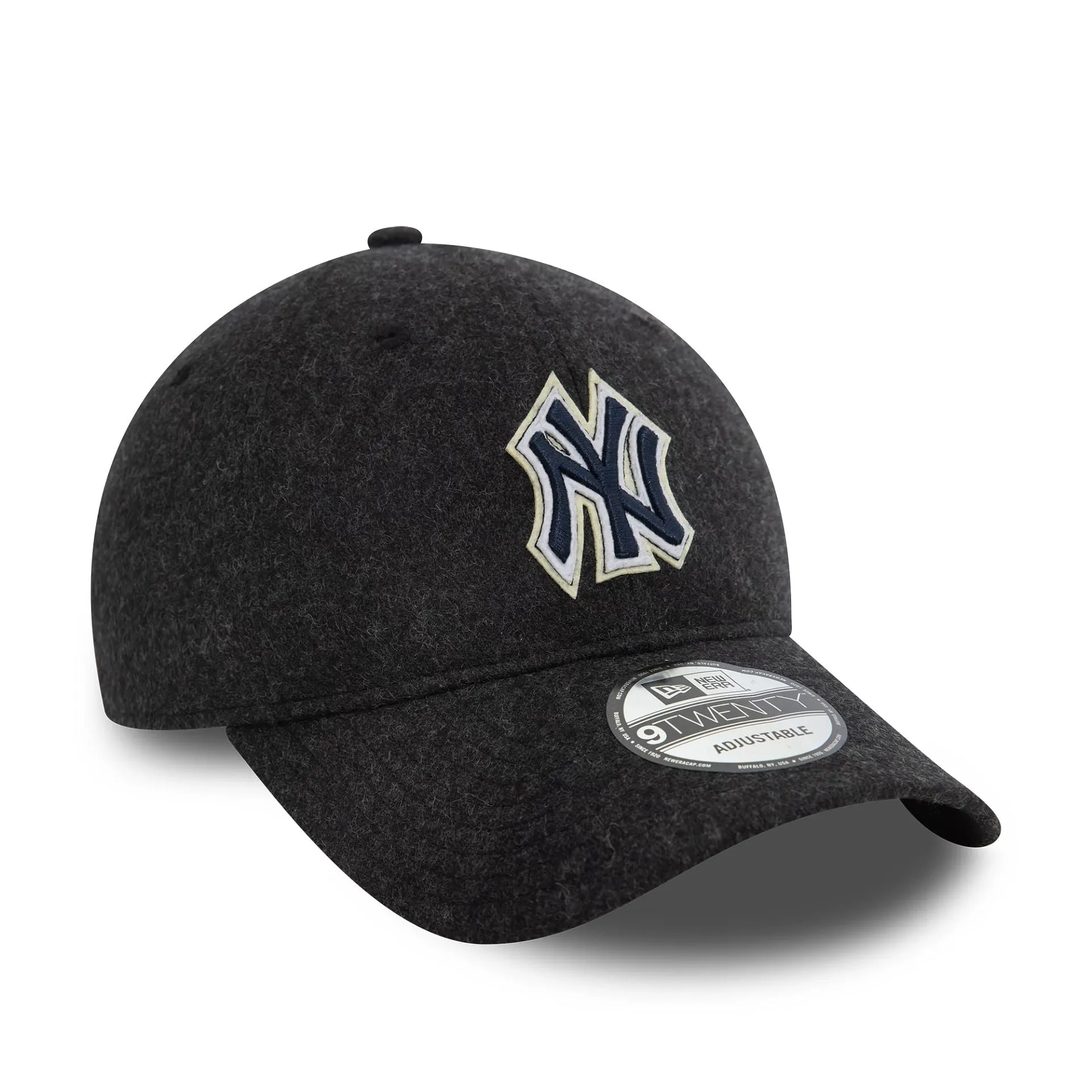 New York Yankees MLB Melton Black 9TWENTY Adjustable Cap