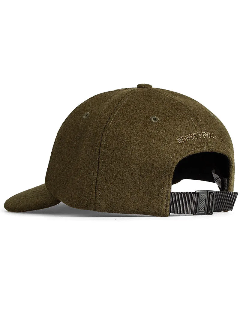 Norse Projects Melton Tab Series Cap Beech Green