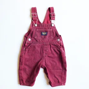 Osh Kosh Little Hickory Stripe Overalls Size 3-9 months