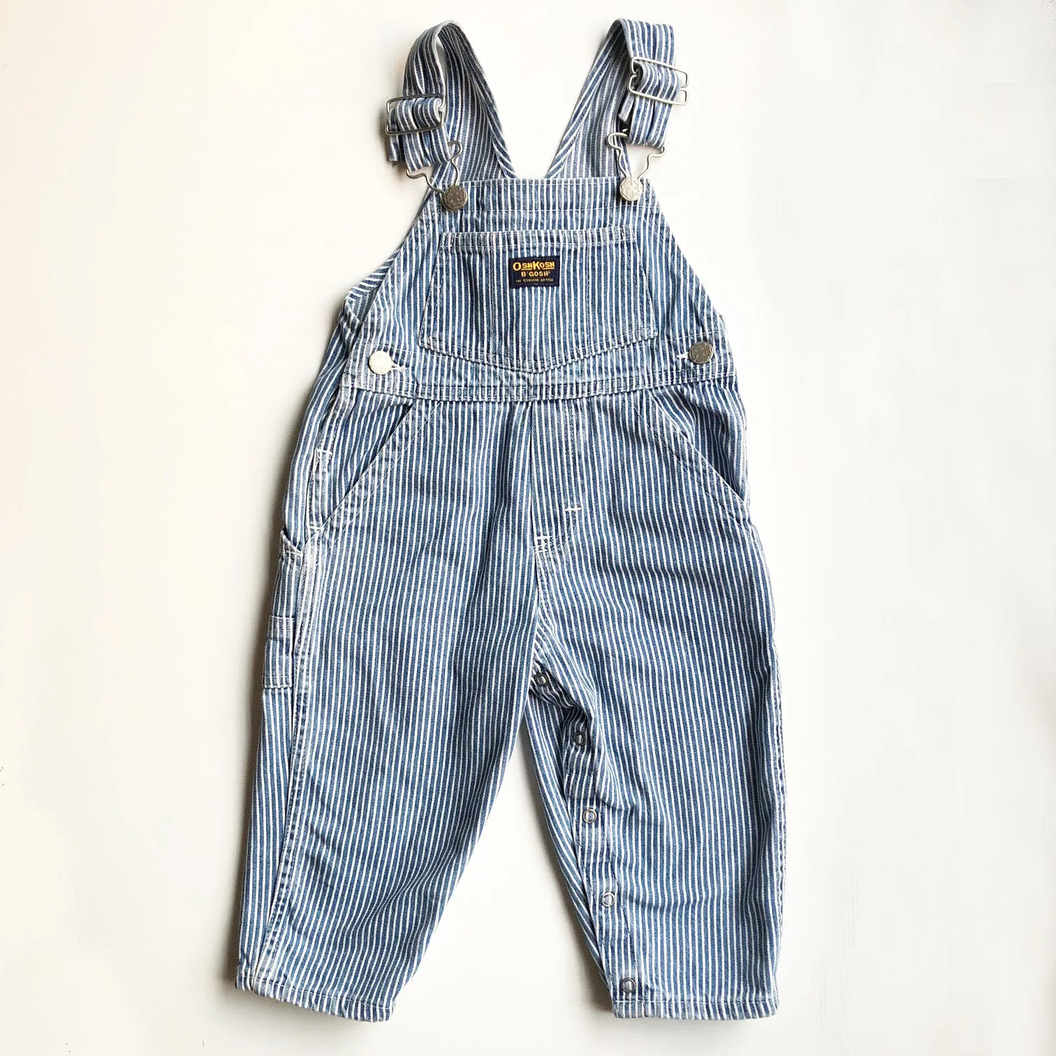 Oshkosh Preloved Stripe Overalls size 12 months