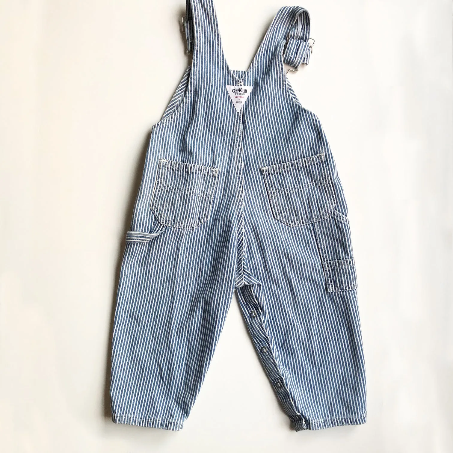 Oshkosh Preloved Stripe Overalls size 12 months