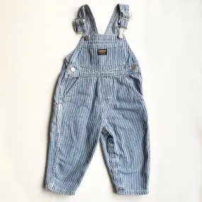 Oshkosh Preloved Stripe Overalls size 12 months