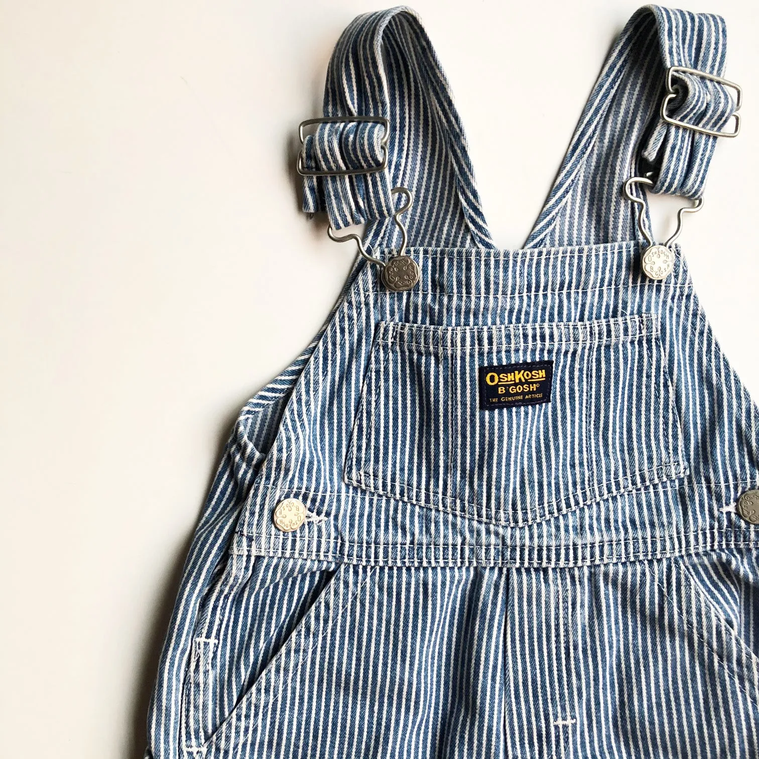 Oshkosh Preloved Stripe Overalls size 12 months