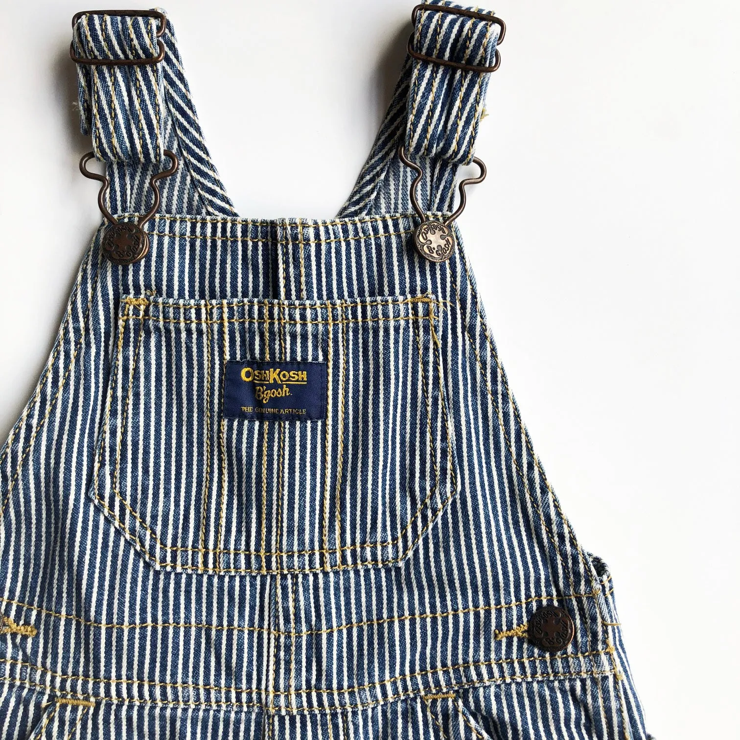 Oshkosh Preloved Stripe Overalls size 2