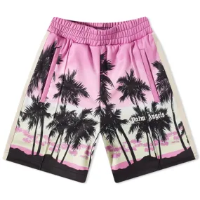 Palm Angels Sunset Track ShortPurple & Black