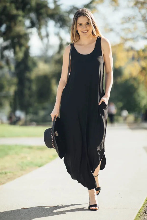 Papillon Stretch Knit Maxi Dress