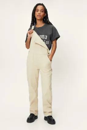 Petite Utility Straight Leg Overalls