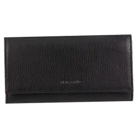 Pierre Cardin Black Soft Rustic Leather Wallet