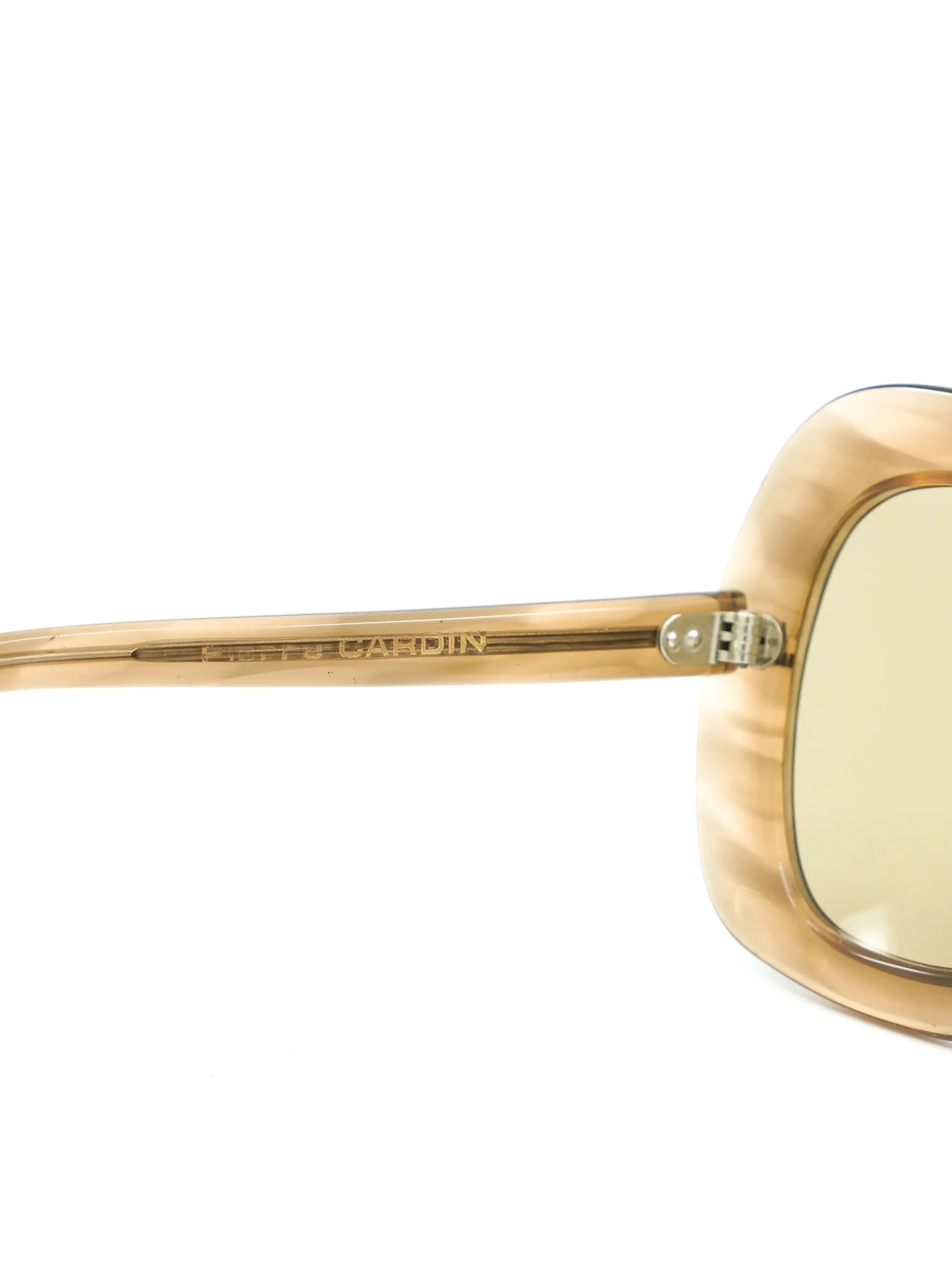 Pierre Cardin Brown Oversized Butterfly Sunglasses