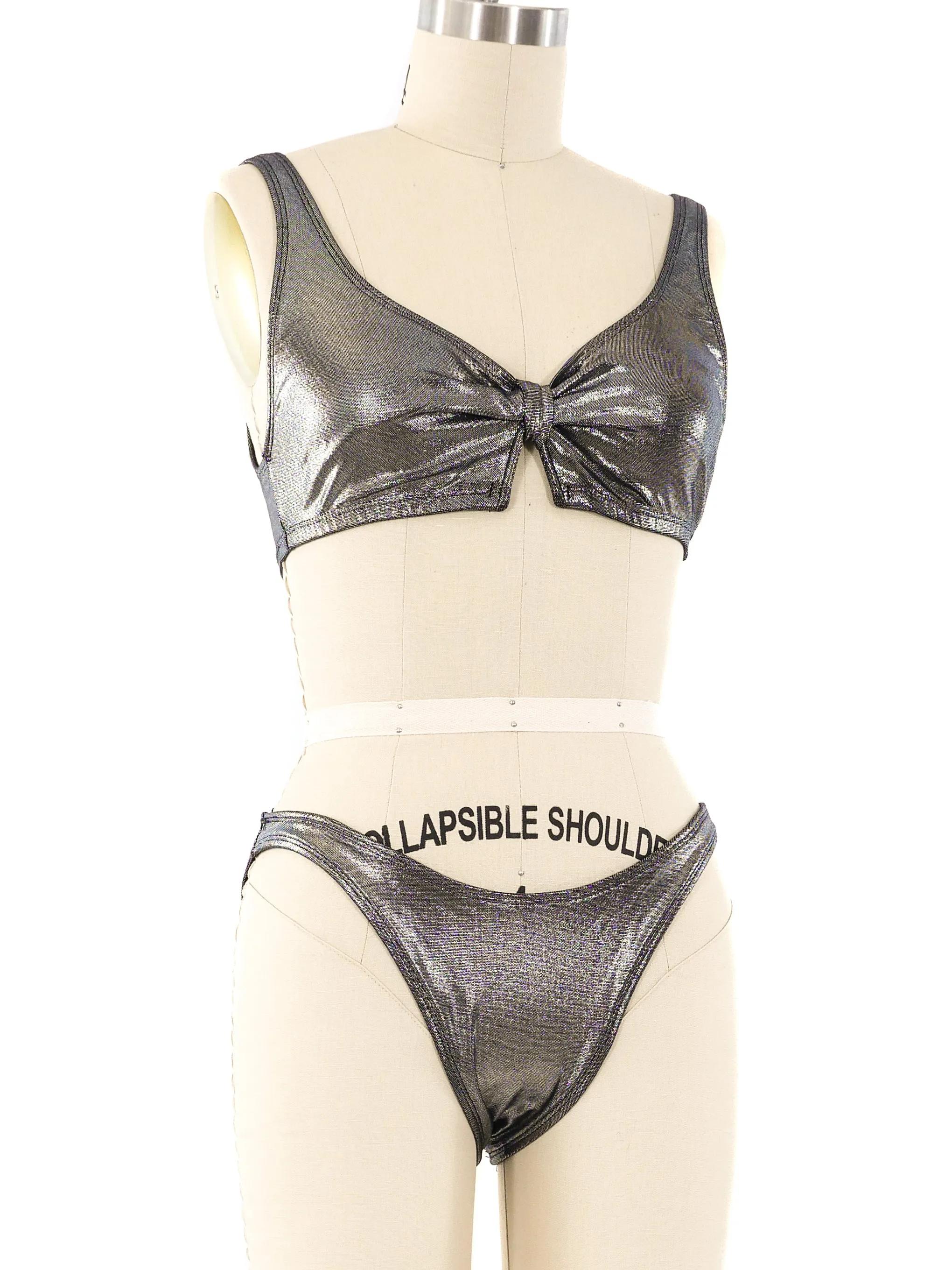 Pierre Cardin Gunmetal Bikini