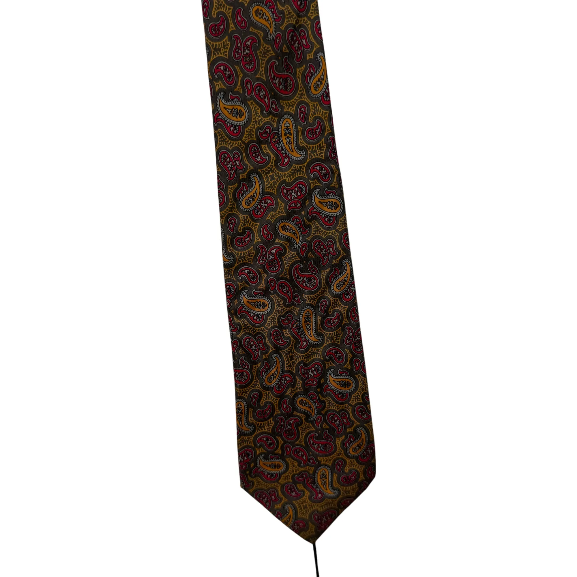 Pierre Cardin Paris Paisley Silk Tie Multicoloured