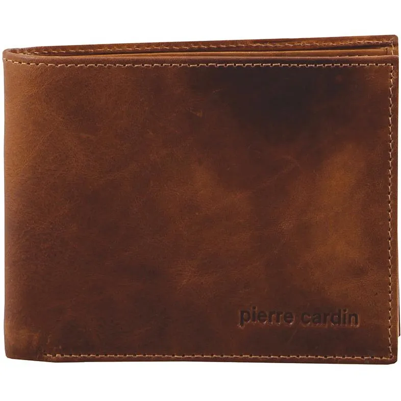 Pierre Cardin Rustic Leather Bifold Wallet PC2817