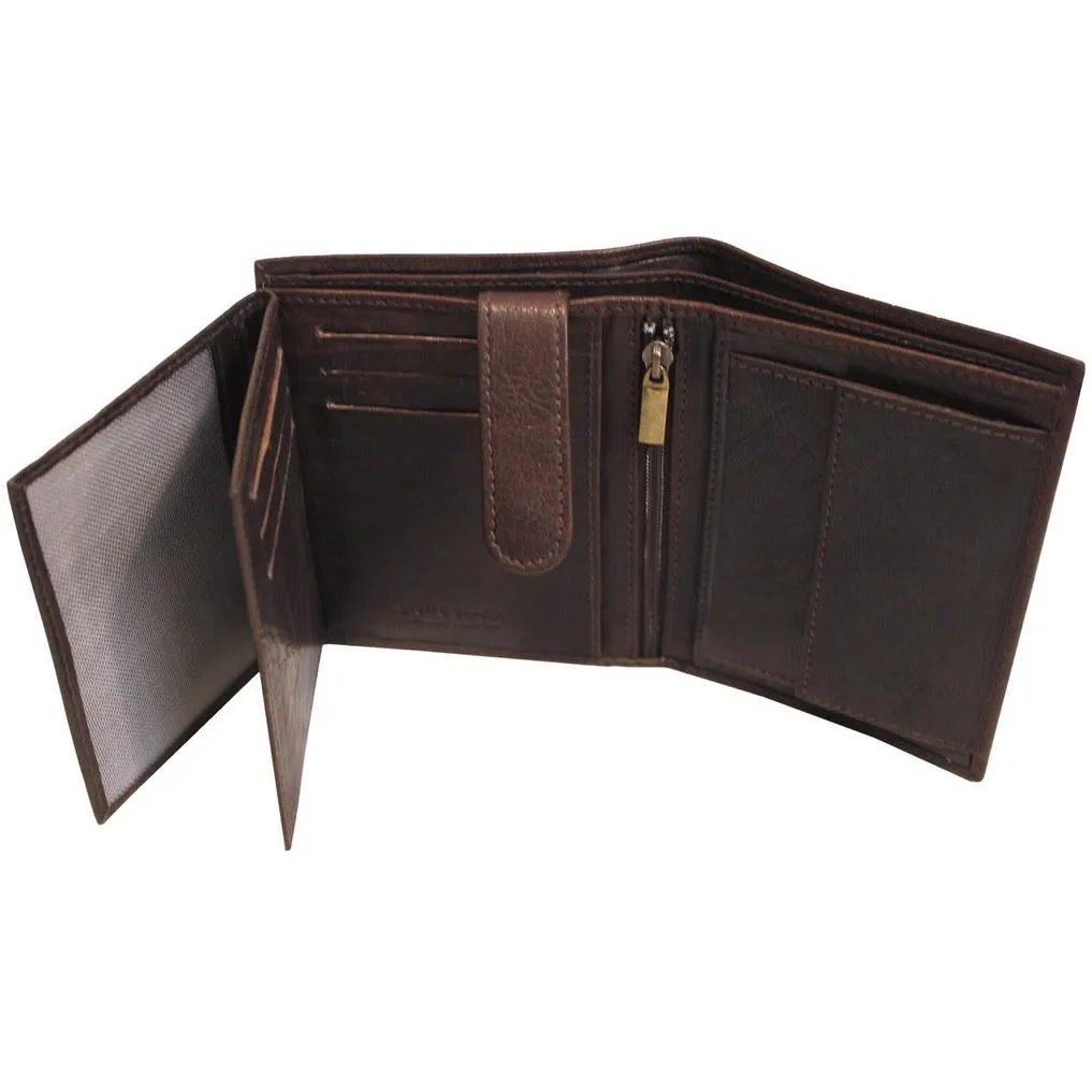 Pierre Cardin Rustic Leather Bifold Wallet PC2817