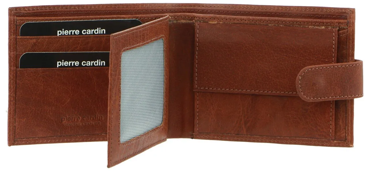 Pierre Cardin Rustic Leather Wallet 'RFID Protect' PC2815