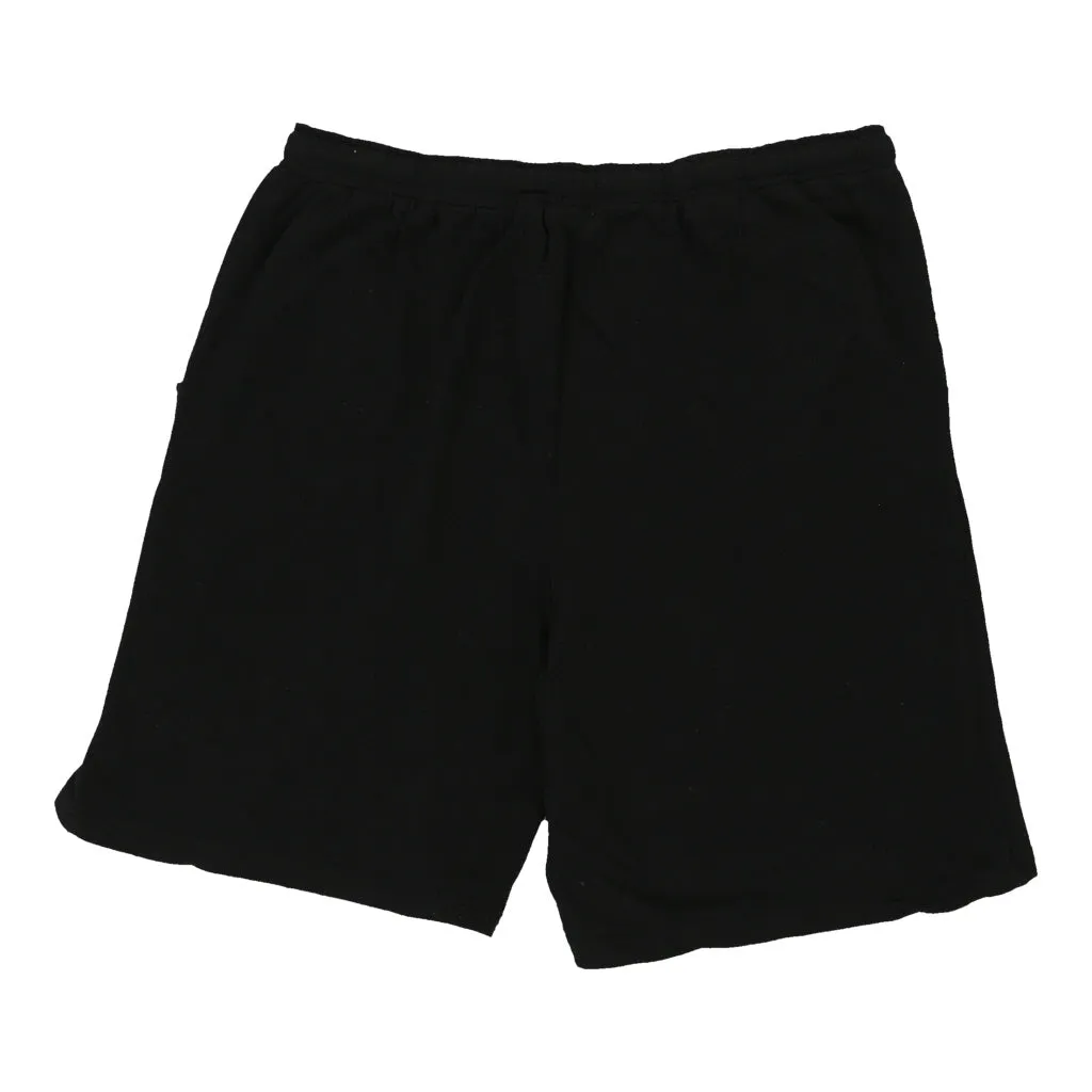 Pierre Cardin Spellout Sport Shorts - 2XL Black Cotton Blend