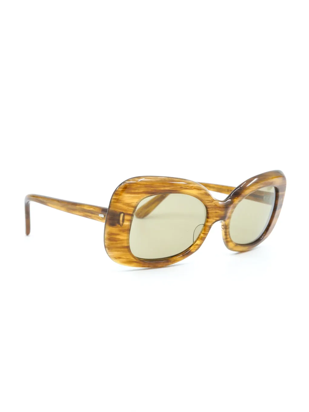 Pierre Cardin Woodgrain Butterfly Sunglasses